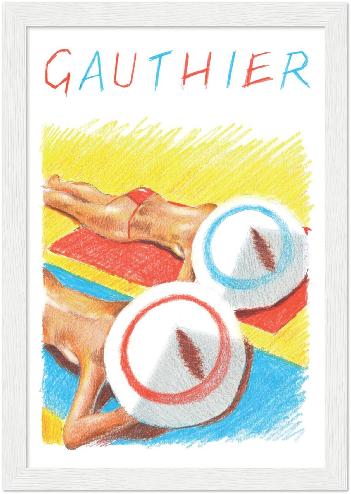 Framed print - Summer Menu Gauthier Soho