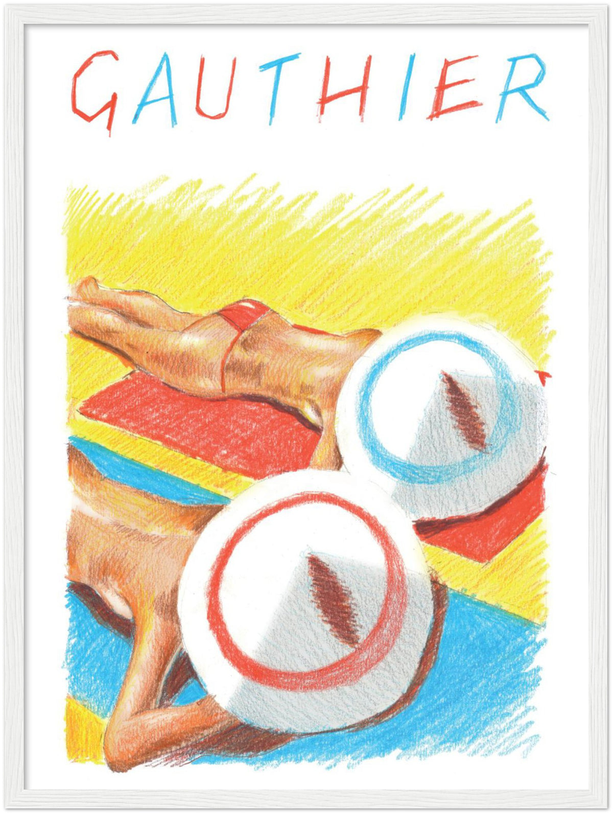 Framed print - Summer Menu Gauthier Soho
