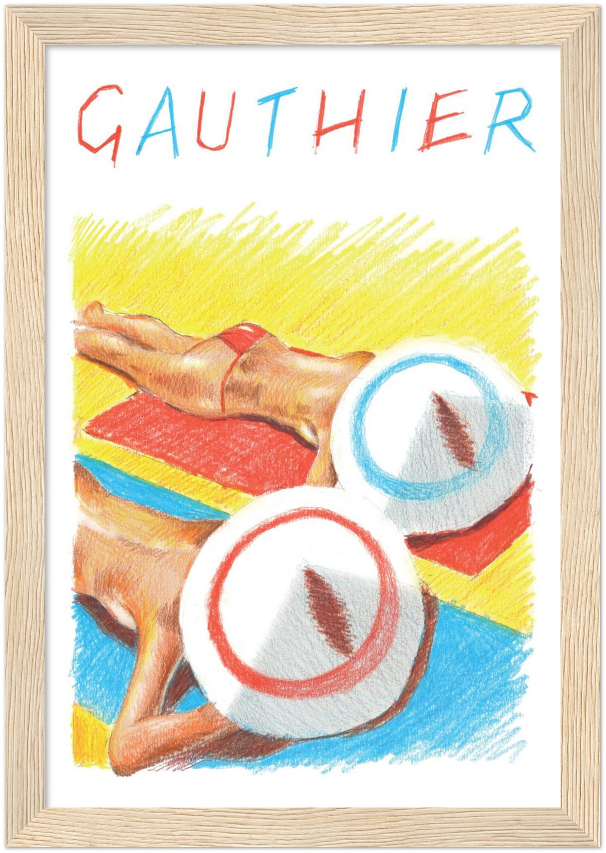 Framed print - Summer Menu Gauthier Soho