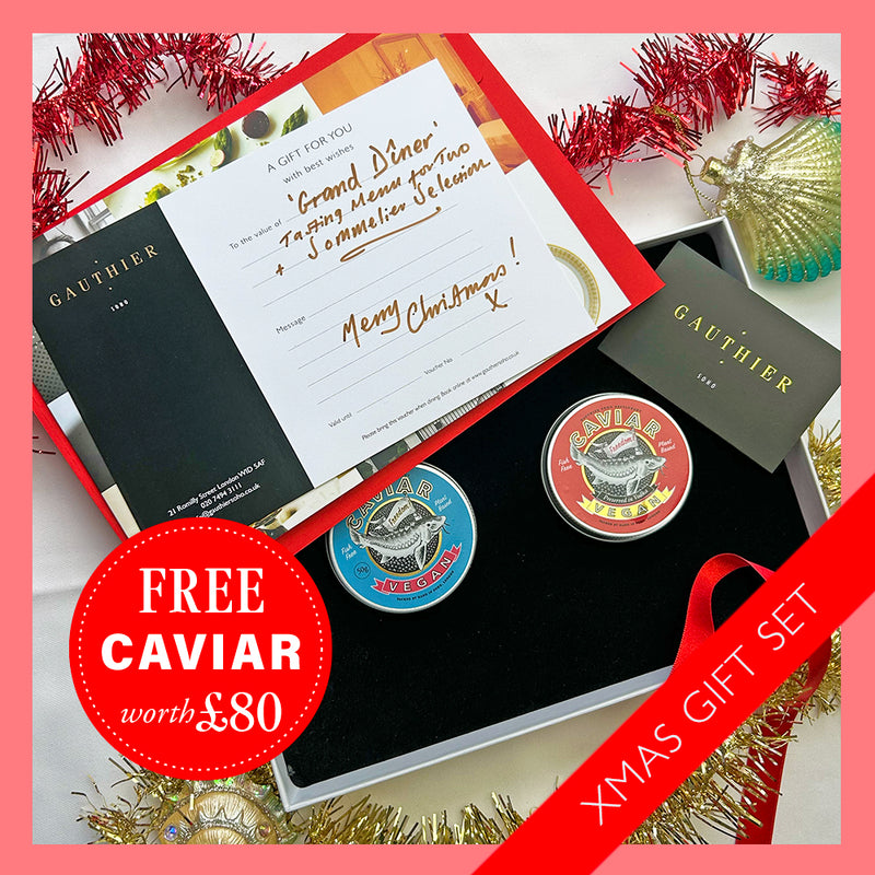 Christmas Gift box - Grand Dîner Tasting Menu + Caviar Set