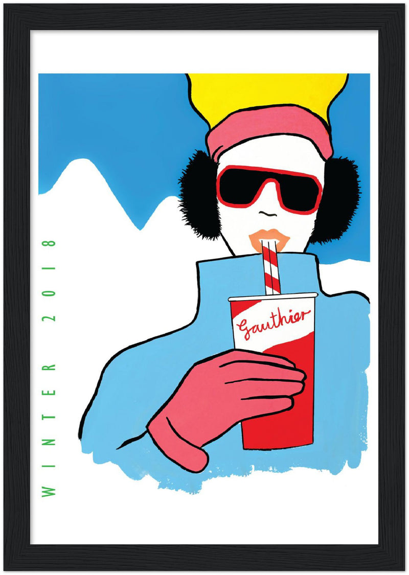 'Apres Ski' Winter 2018 Gauthier Menu Print