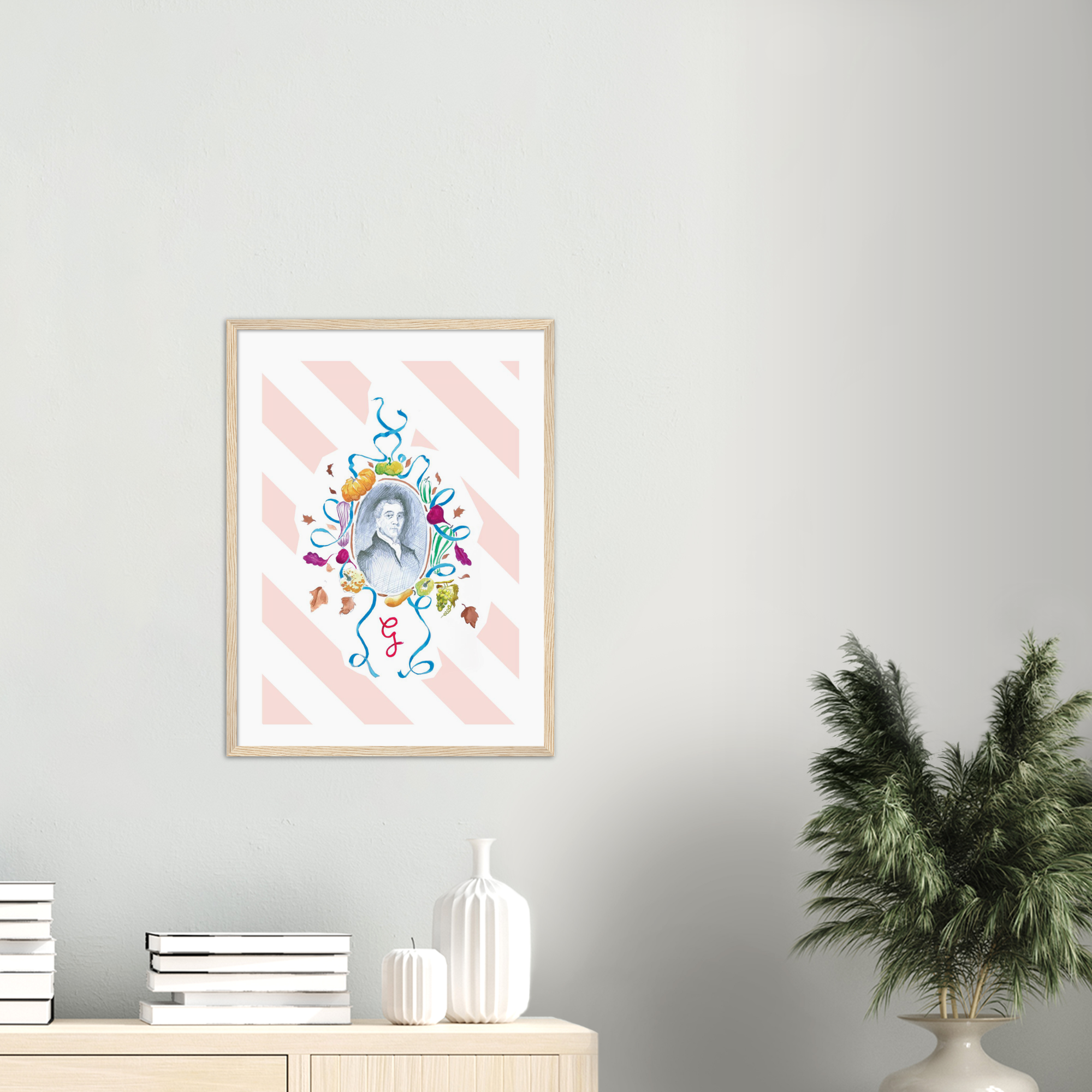 Framed print - Gauthier Soho Autumn 2018 Menu 'Samuel Romilly'