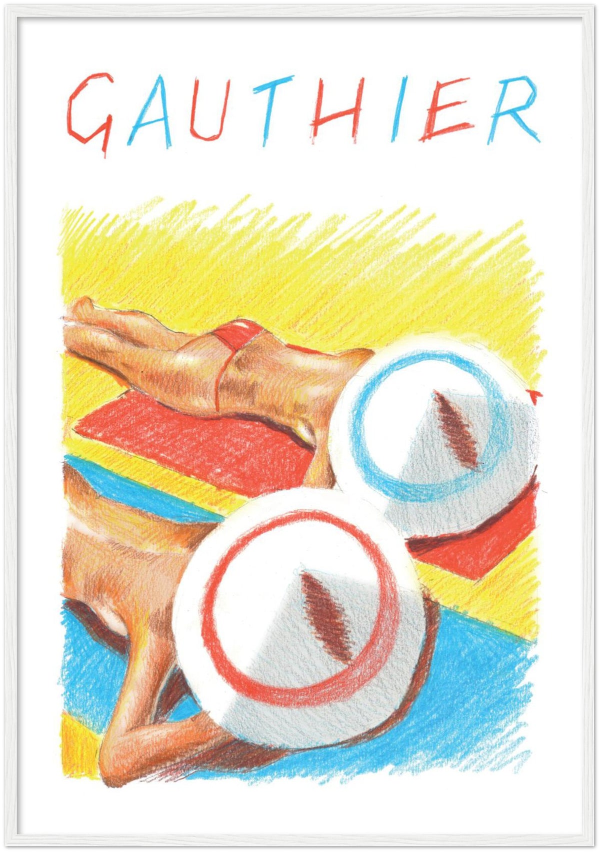 Framed print - Summer Menu Gauthier Soho