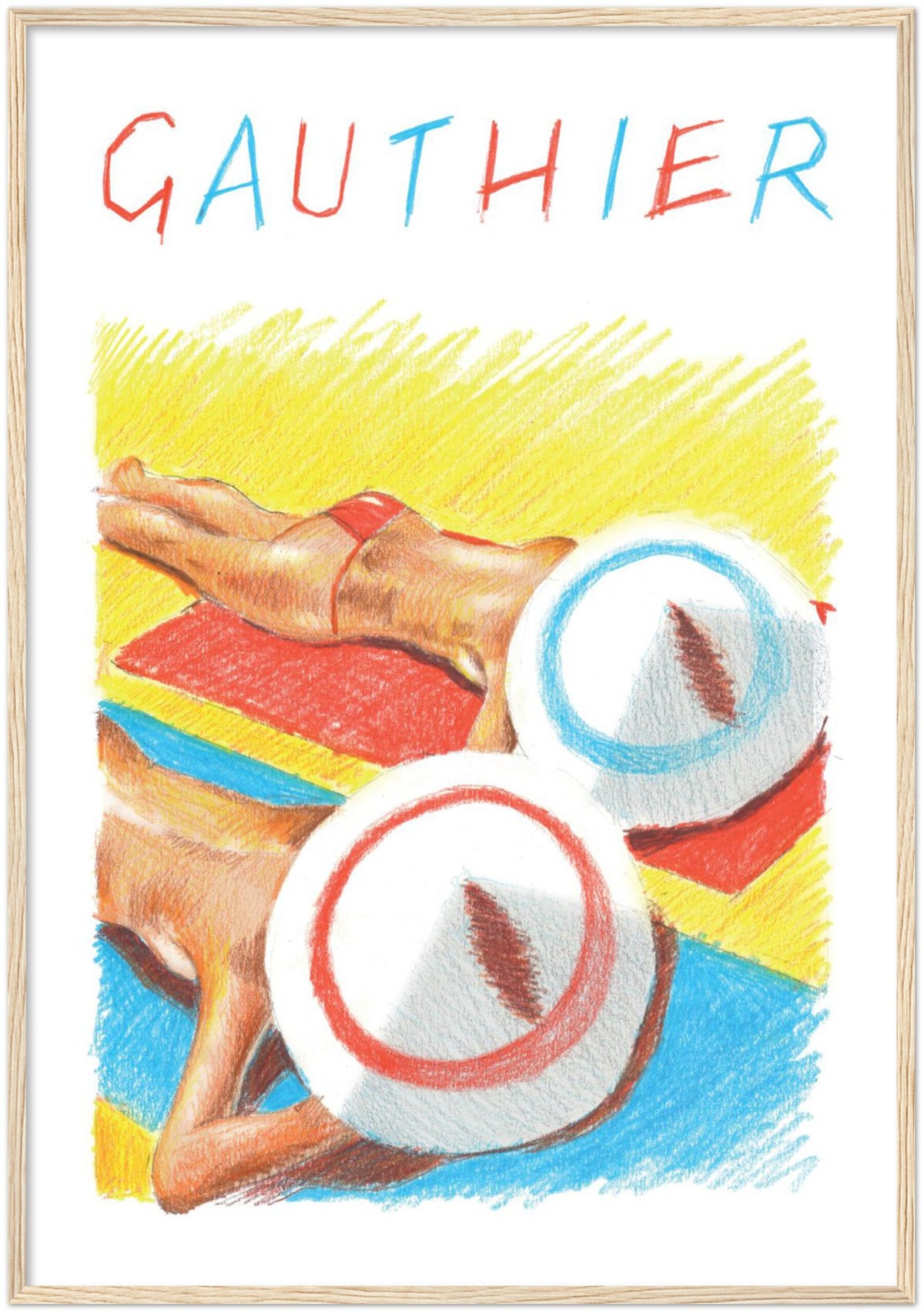 Framed print - Summer Menu Gauthier Soho